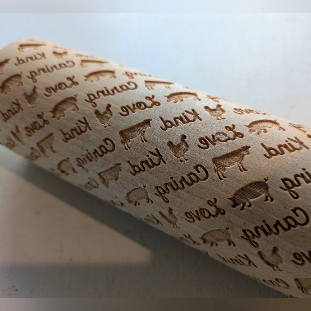 Kindness Rolling Pin & Mini Heart Personal Waffle Maker